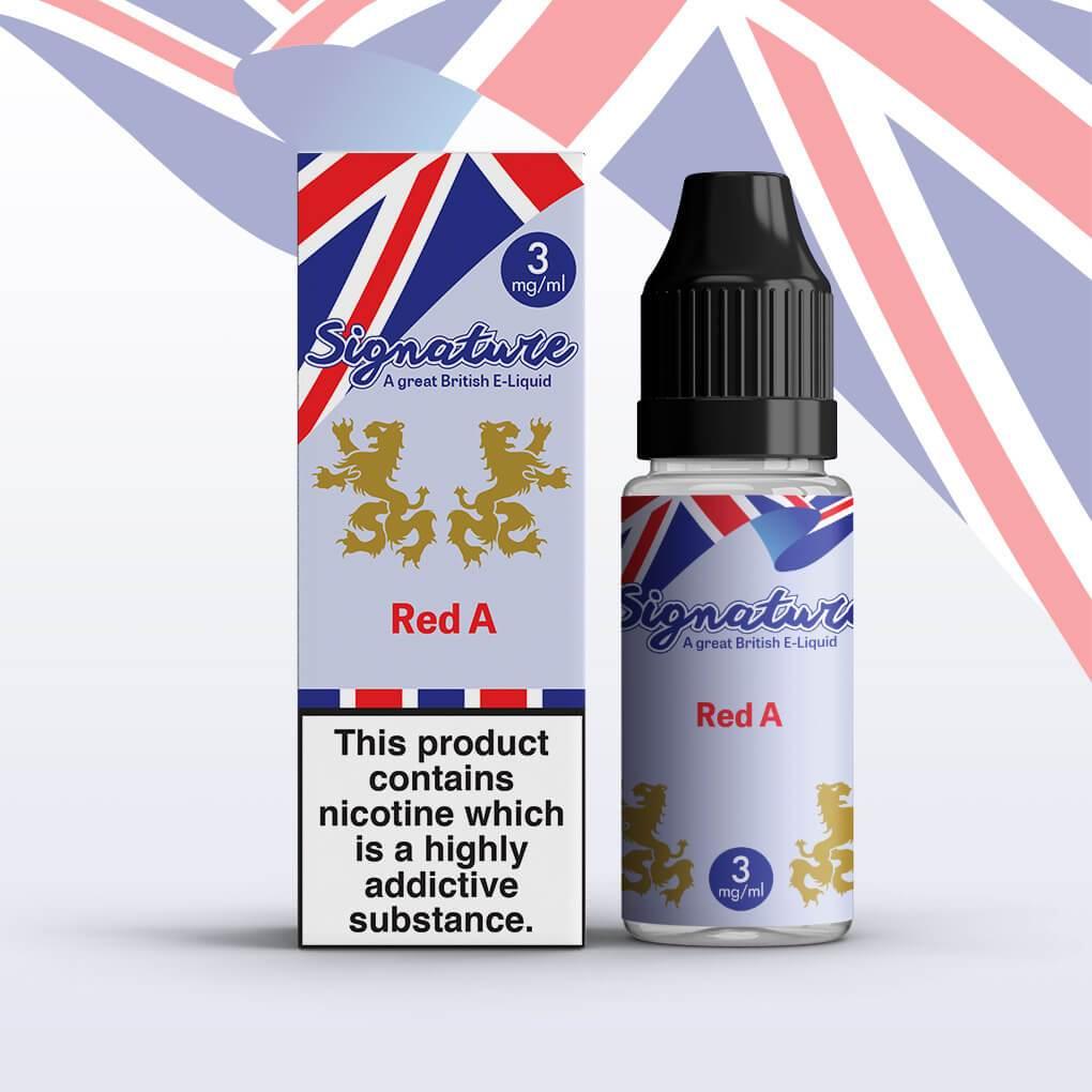 Signature - Red A - 10ml (Pack of 10) - YD VAPE STORE