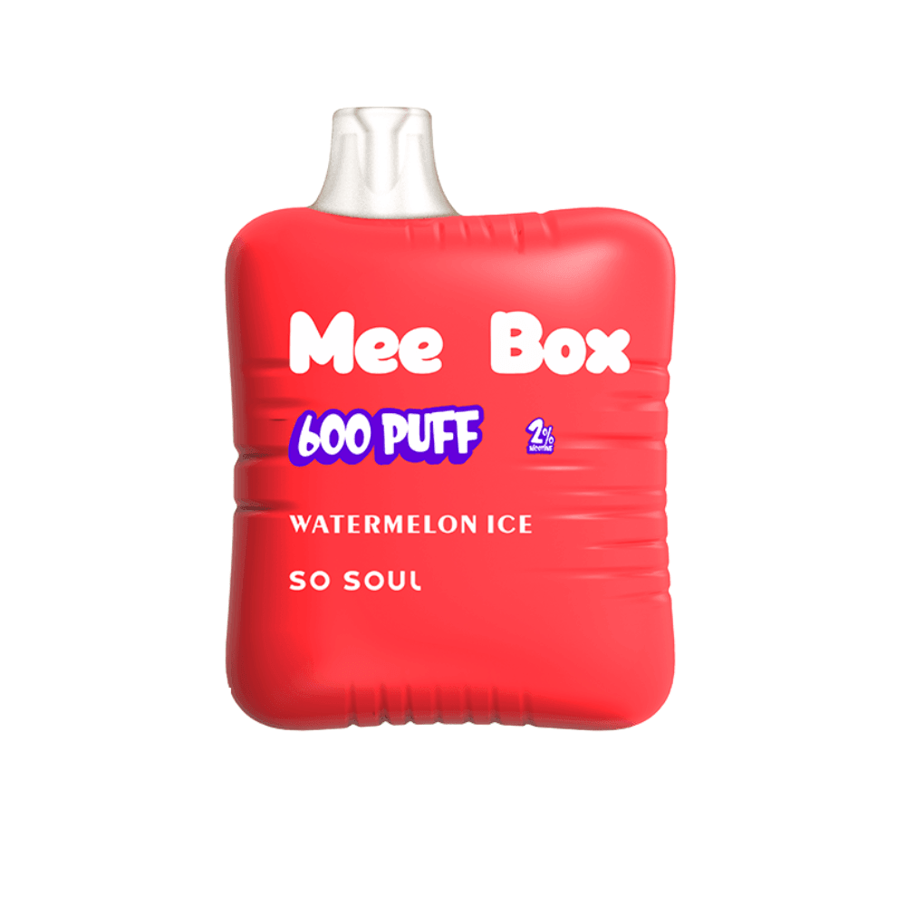 So Soul Mee Box 600 Disposable Vape Puff Pod Pack of 10 - YD VAPE STORE