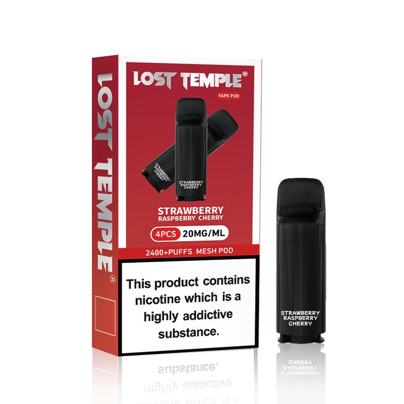 Lost Temple 2400 Puffs Pre-filled Pods - Pack of 4