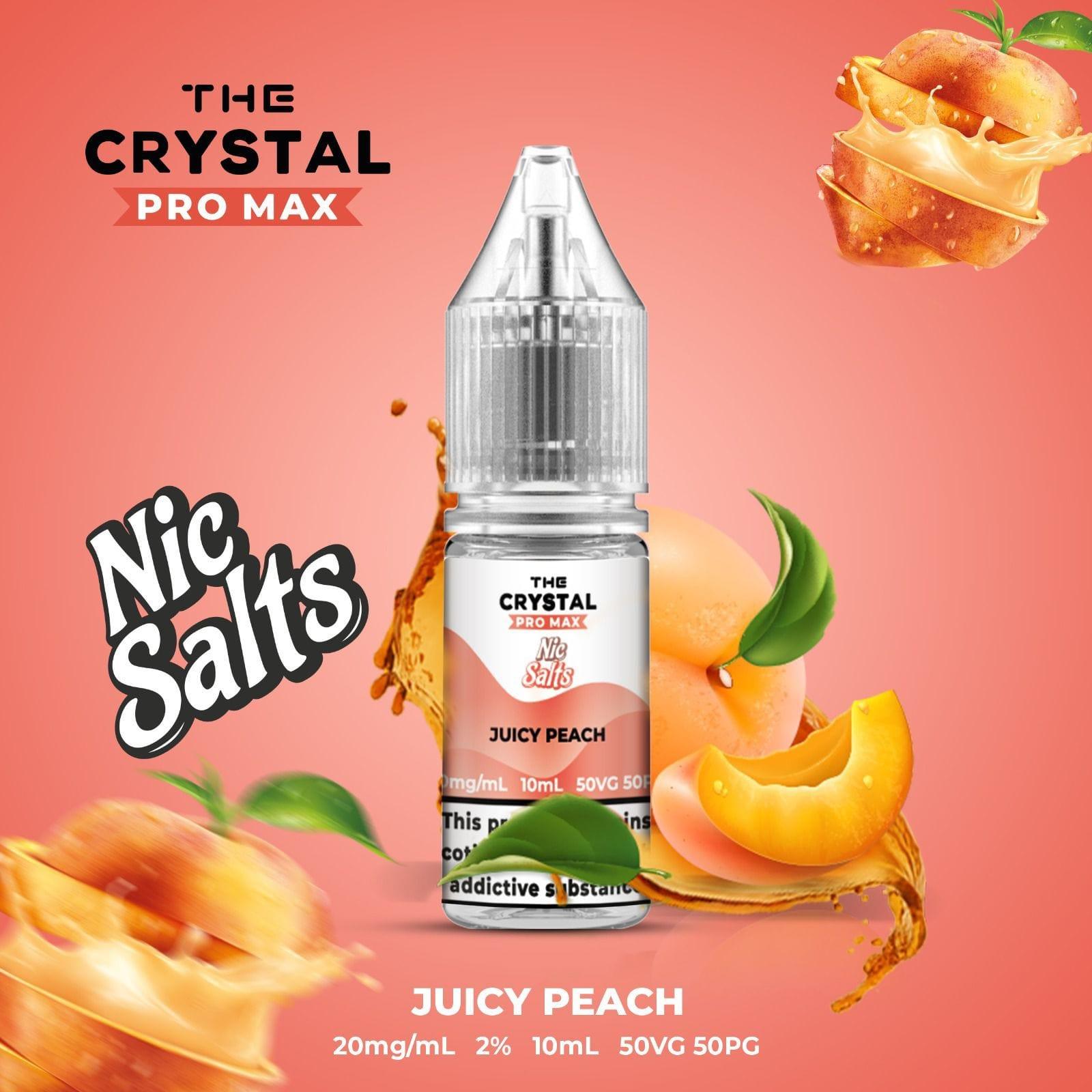 The Crystal Pro Max Vape Nic Salts 10ml - Box of 10 The Crystal Pro Max Vape Nic Salts 10ml - Box of 10