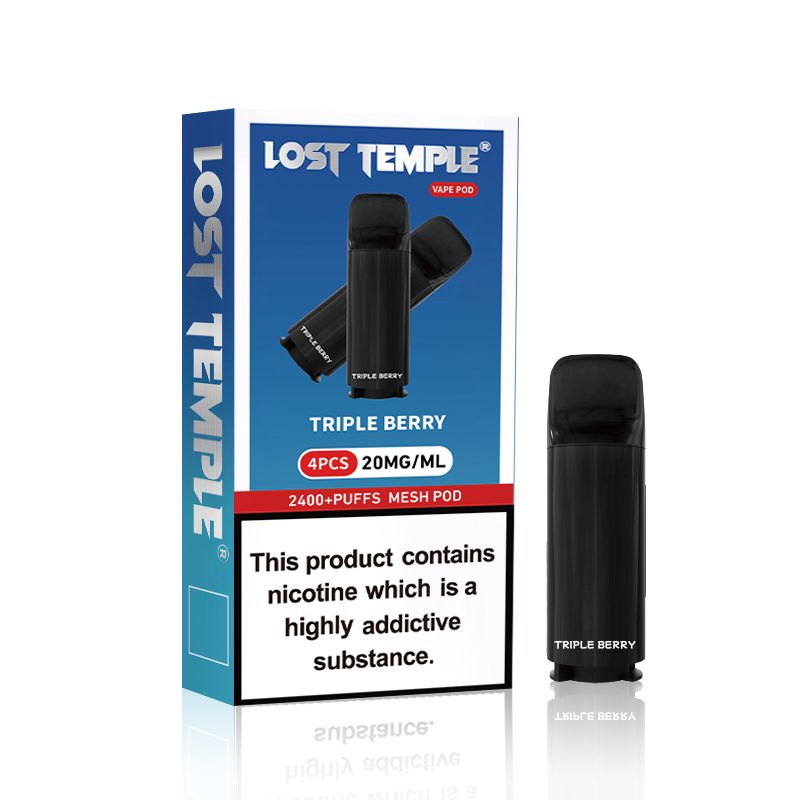 Lost Temple 2400 Puffs Pre-filled Pods - Pack of 4