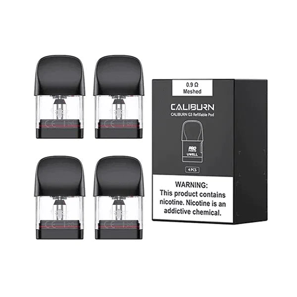Uwell Caliburn G3 Replacement Pods - Pack of 4 - Ydvapestore Uwell Caliburn G3 Replacement Pods - Pack of 4 - Ydvapestore