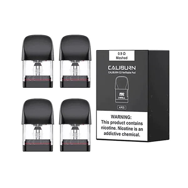 Uwell Caliburn G3 Replacement Pods - Pack of 4 - Mcr Vape Distro