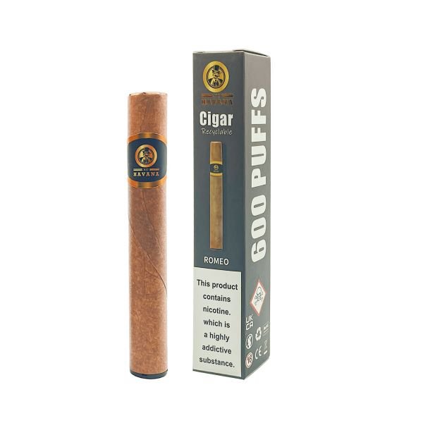 XO Havana Cigar 600 Disposable Vape Puff Pod Box of 10 - #Simbavapeswholesale#